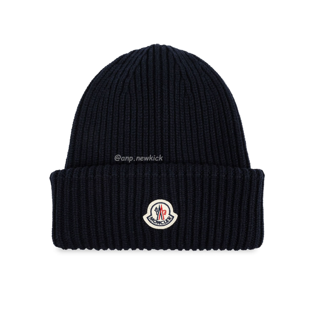 Moncler Logo Patch Beanie Black (1) - newkick.org